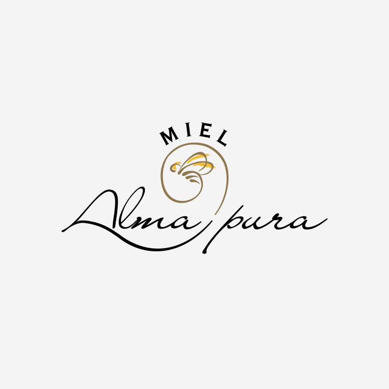 Isologotipo Miel Alma Pura.