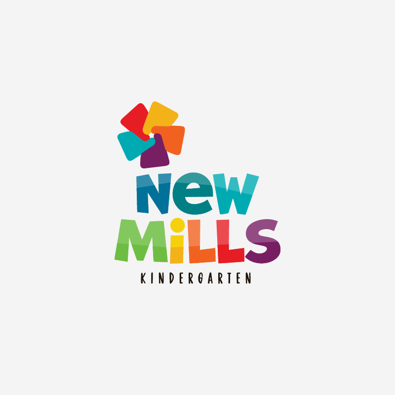 Isologotipo New Mills Kindergarten.