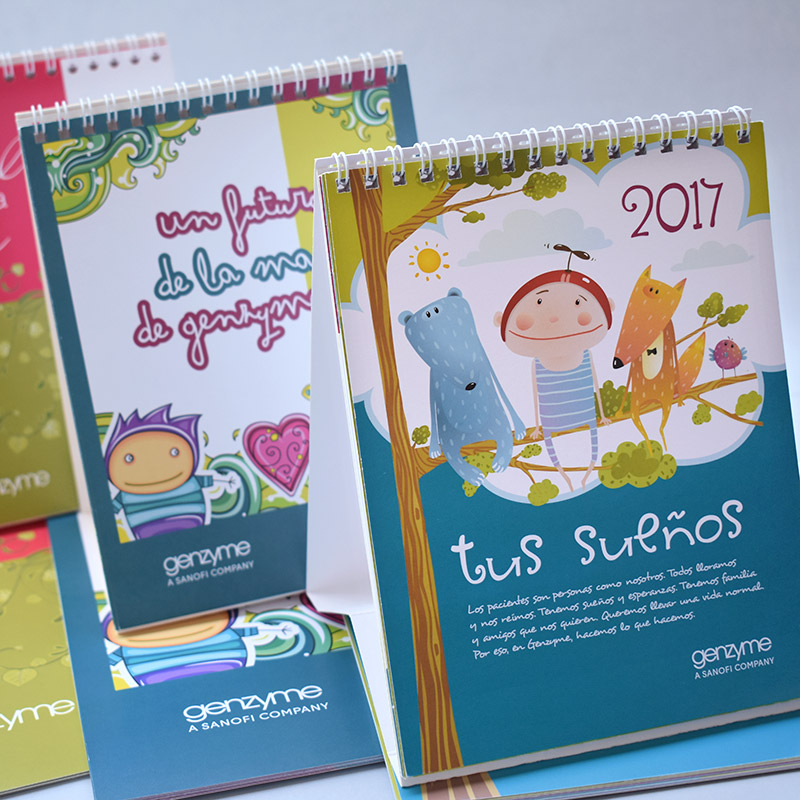 Calendarios. Compañía Biotecnológica.