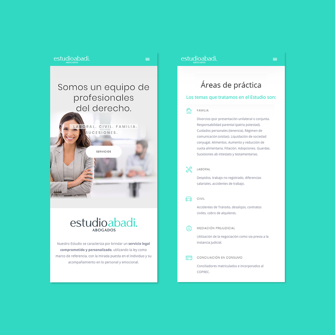 Estudio Abadi. Página web.