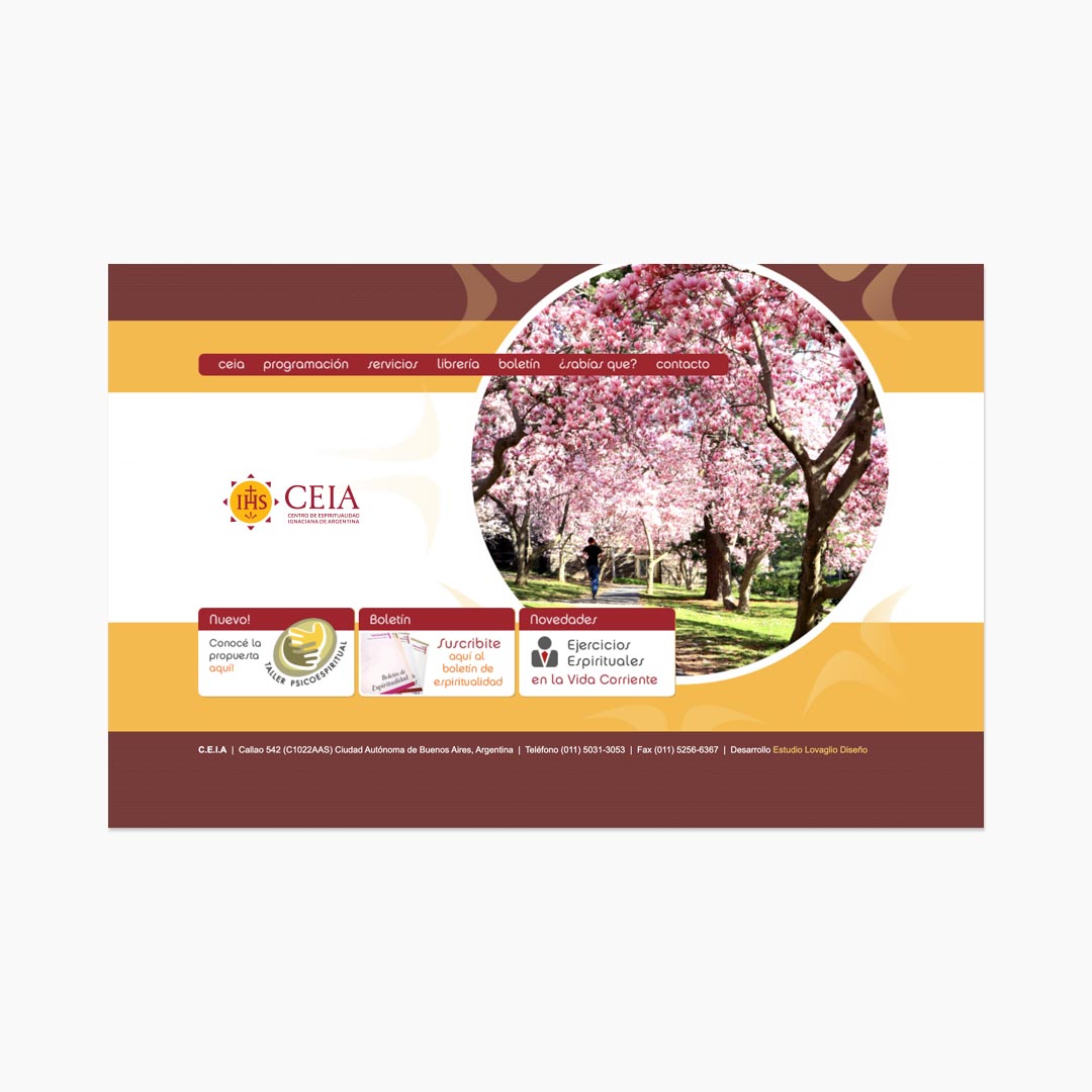 Centro de Espiritualidad Ignaciana de Argentina. Página web.